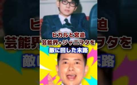 【ヒカルと宮迫】芸能界+ジャニヲタを敵に回した末路 #youtuber #芸能人 #炎上