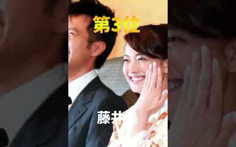 奥様が美人な芸能人ランキング