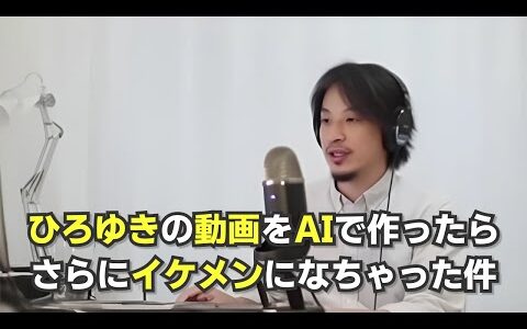 【無料で使えるうちに試してね】Hunyuan Videoでひろゆきの動画を作ってみたら、AI補正でさらに男前になっちゃった😆AIでひろゆきの動画を作る方法