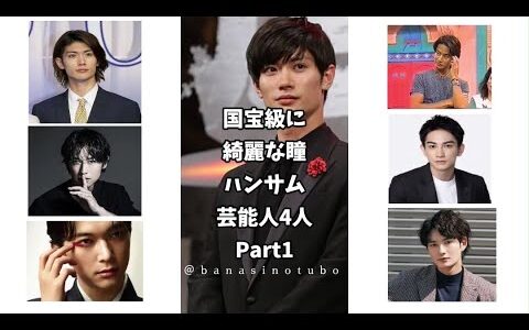国宝級に綺麗な瞳でハンサムな芸能人5人Part1～Part3【総集編です！】#国宝 #ハンサム