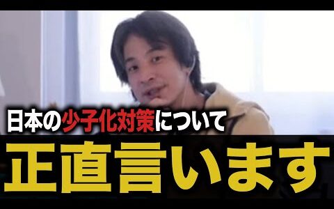 9割が気づいてない。日本で少子化対策が進まない一番の理由。【#ひろゆき #切り抜き #政治 #経済 #自民党 #少子化対策 #少子化 #お金 #子育て #子ども #出産 #税金  】0411