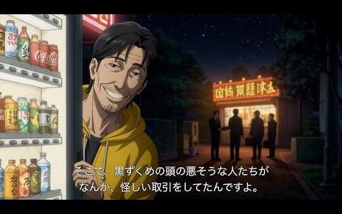 AIが作った『名探偵ひろゆき VS 黒ずくめの組織』 #コナン