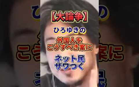 これなら日本人が守られる#政治 #ひろゆき