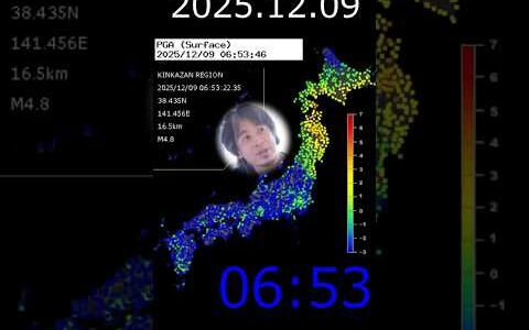 【ひろゆき】12.9 お！地震が来た！ #ひろゆき
