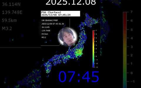【ひろゆき】12.8 お！地震が来た！ #ひろゆき